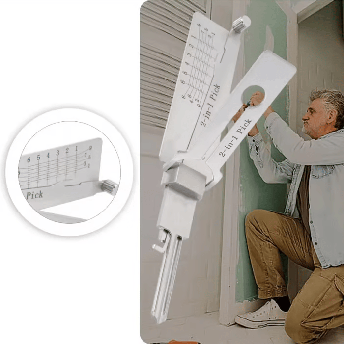 🔥 ⚒️Stainless Steel Master Key Decoder