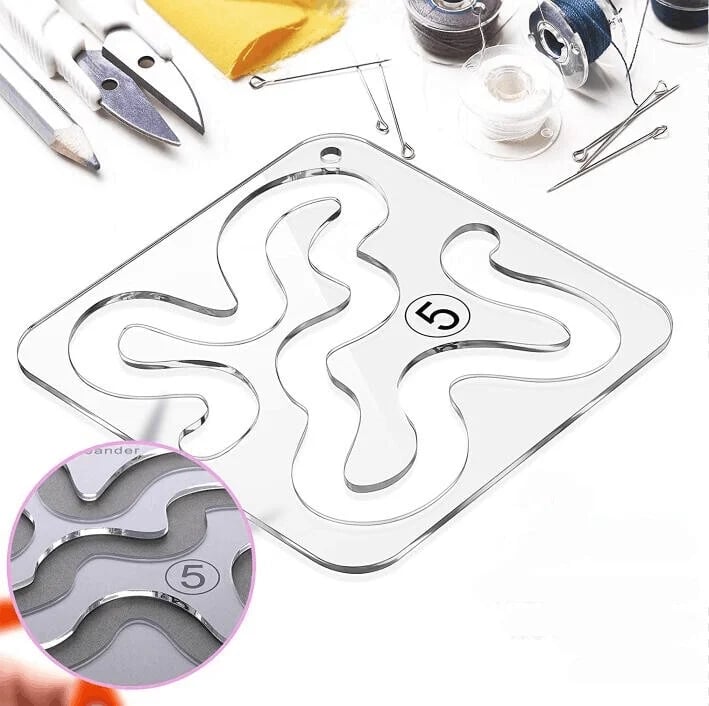 🥰🥰 2025 Motion Kleidungsstück-Lineal-Set (11 PCS) + Fußaufsatz