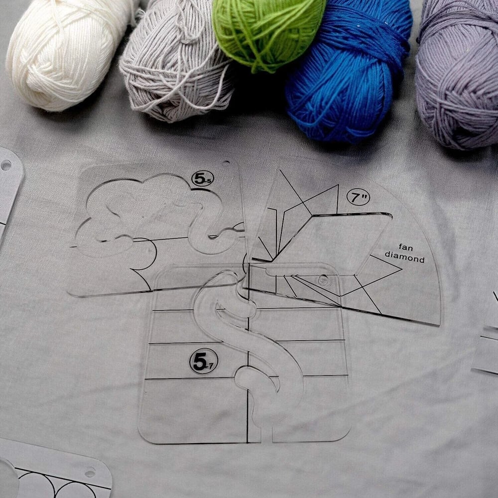 🥰🥰 2025 Motion Kleidungsstück-Lineal-Set (11 PCS) + Fußaufsatz