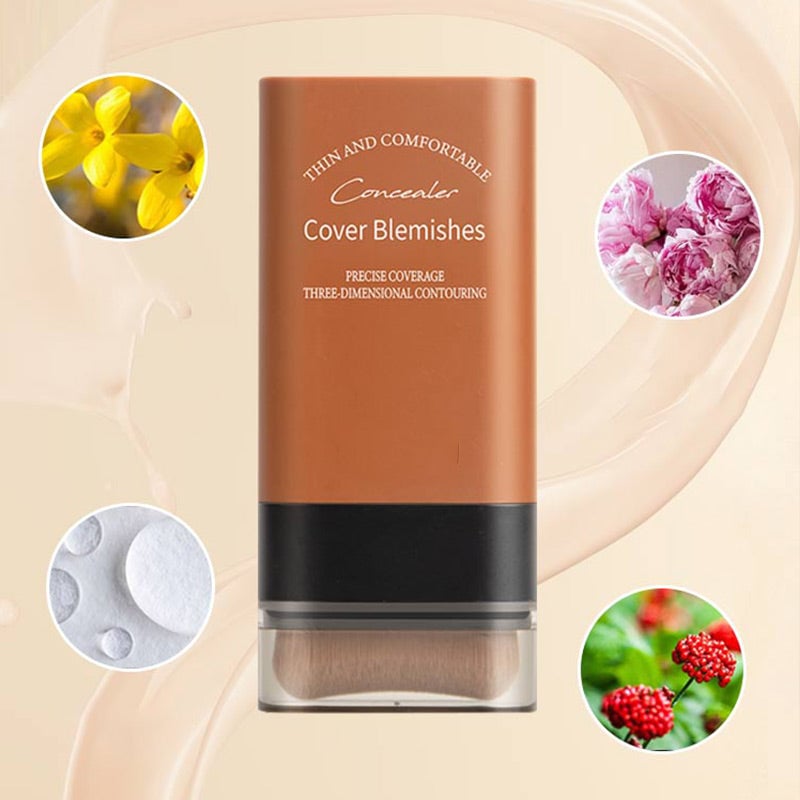 Feuchtigkeitsspendender, leichter Foundation-Stick mit Pinsel