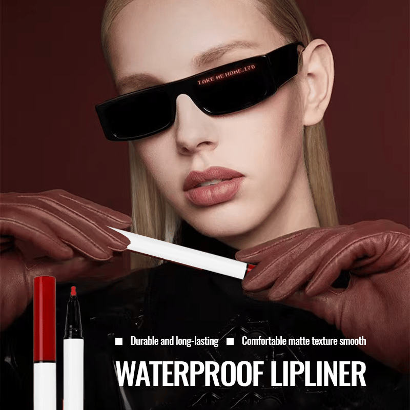 🔥2025 Neuankömmling -🔥4 Farben Flüssiger, antihaftbeschichteter, wasserfester Lipliner