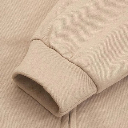 Damen Herbst/Winter Reißverschluss-Kapuzenpullover