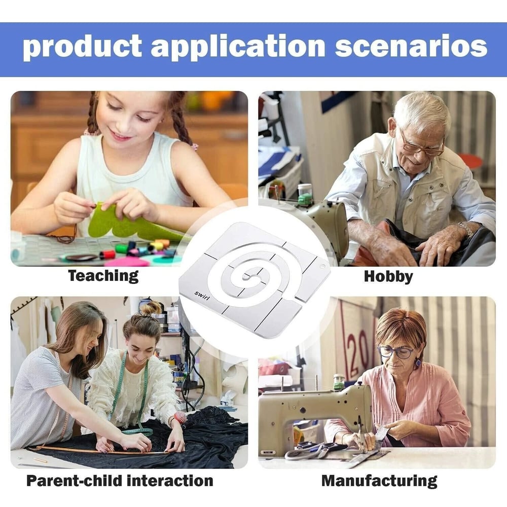 🥰🥰 2025 Motion Kleidungsstück-Lineal-Set (11 PCS) + Fußaufsatz