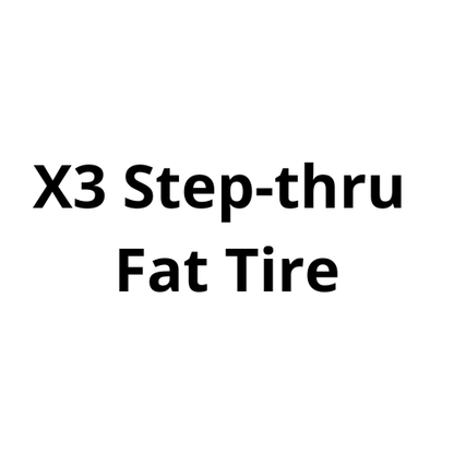 X3 Step-thru Fat Tire